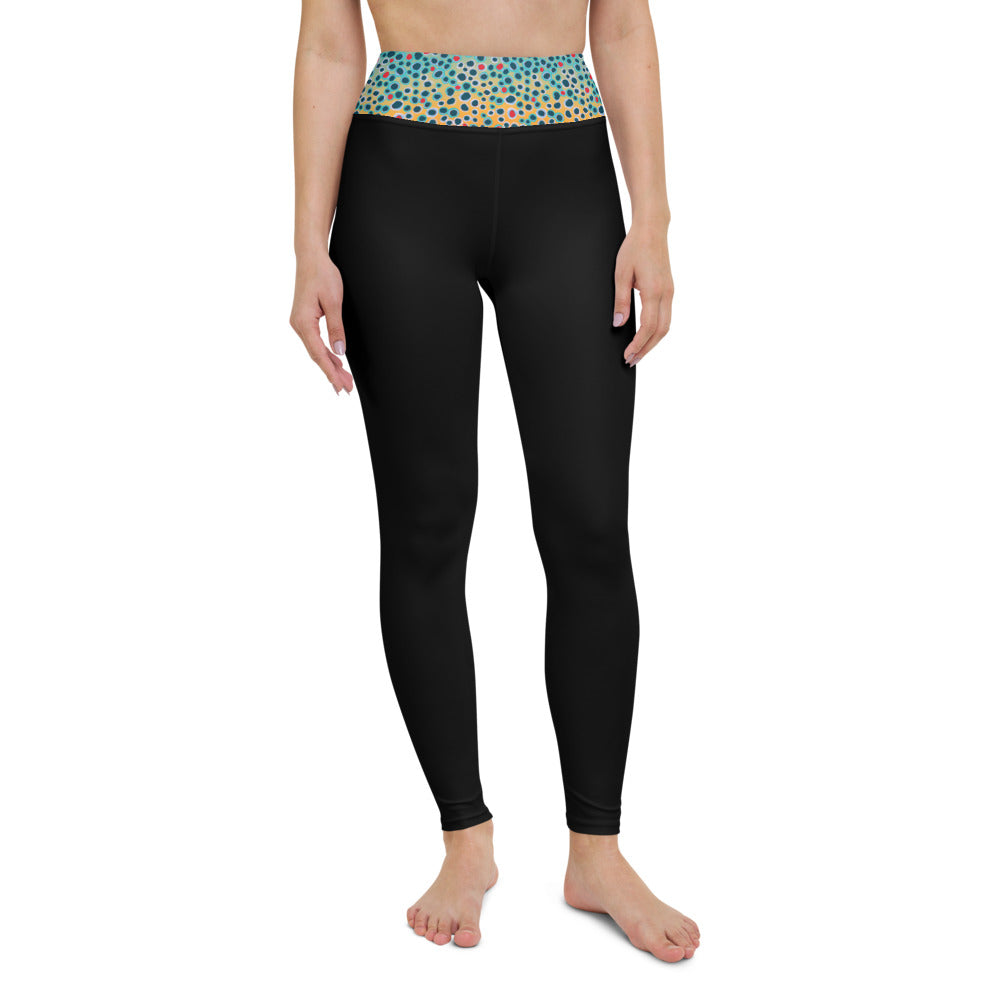 Brown Trout Waist Leggings