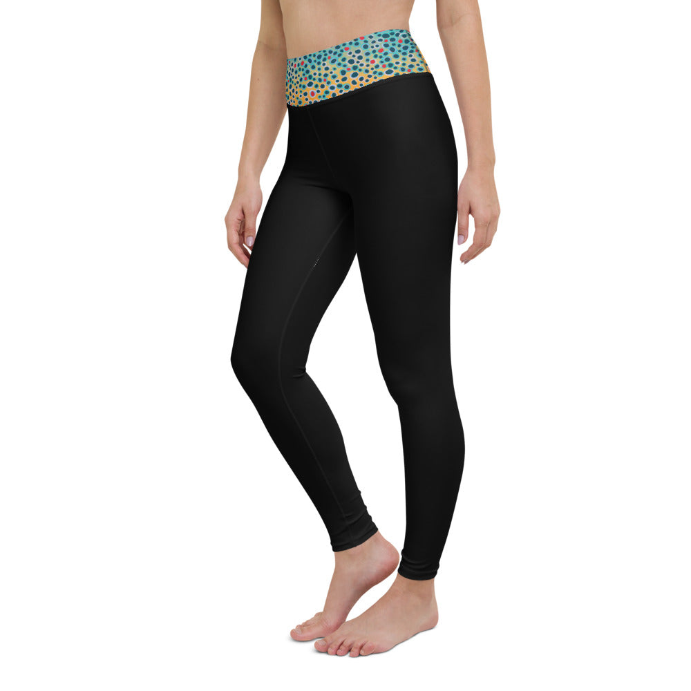 Brown Trout Waist Leggings