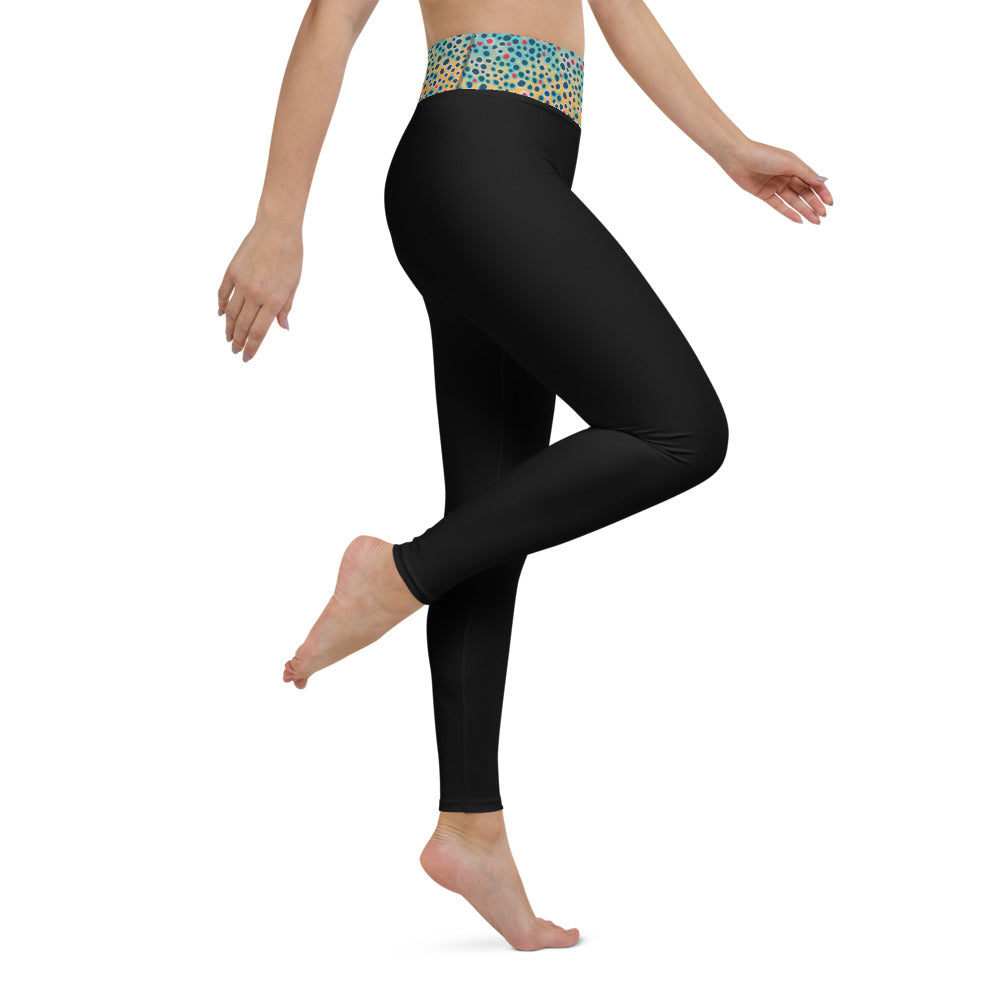 Brown Trout Waist Leggings