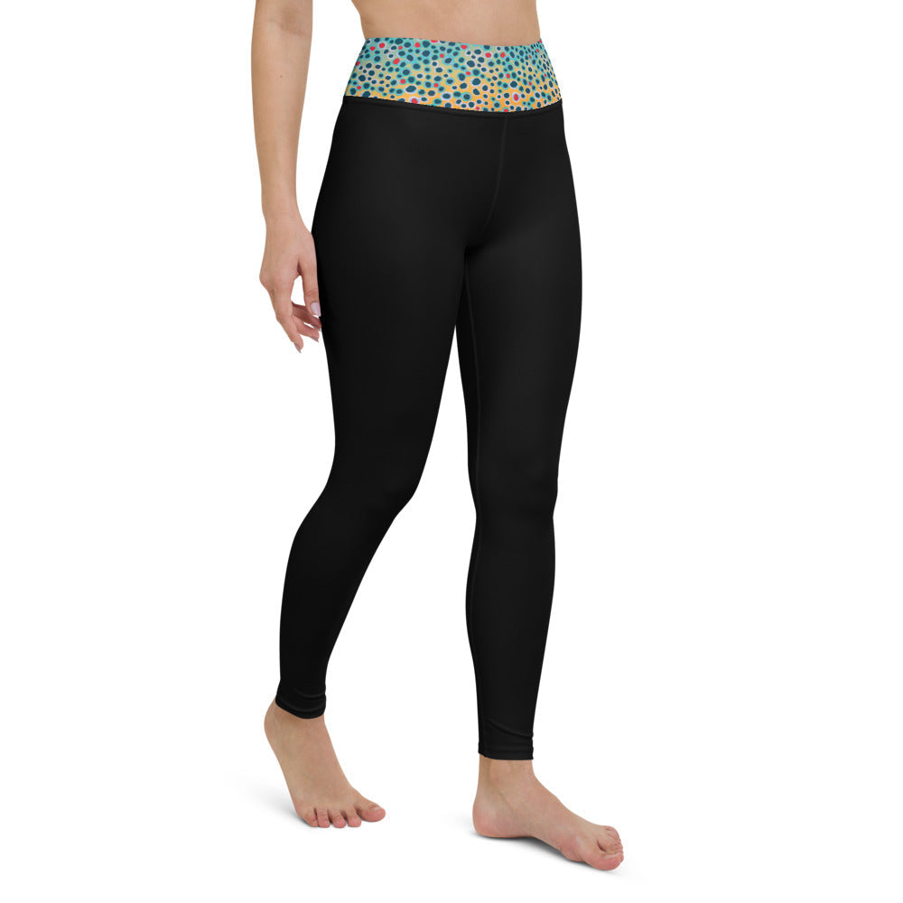 Brown Trout Waist Leggings
