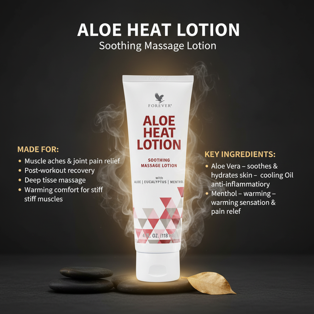 Let your muscles experience the relaxing sensation of Aloe Heat Lotion after a long, stressful day. Aloe-powered, ultra-rich and non-greasy this creamy lotion is perfect for massaging into the skin as needed
