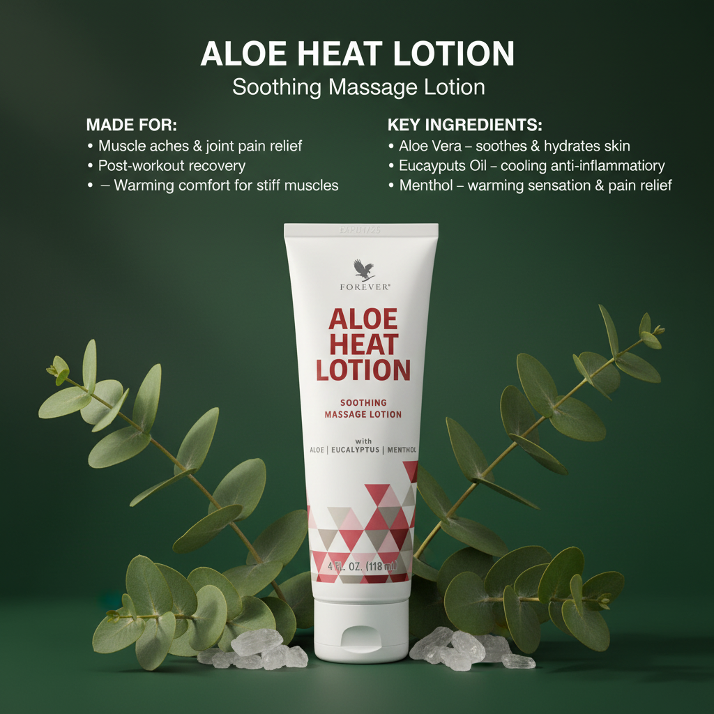 Let your muscles experience the relaxing sensation of Aloe Heat Lotion after a long, stressful day. Aloe-powered, ultra-rich and non-greasy this creamy lotion is perfect for massaging into the skin as needed