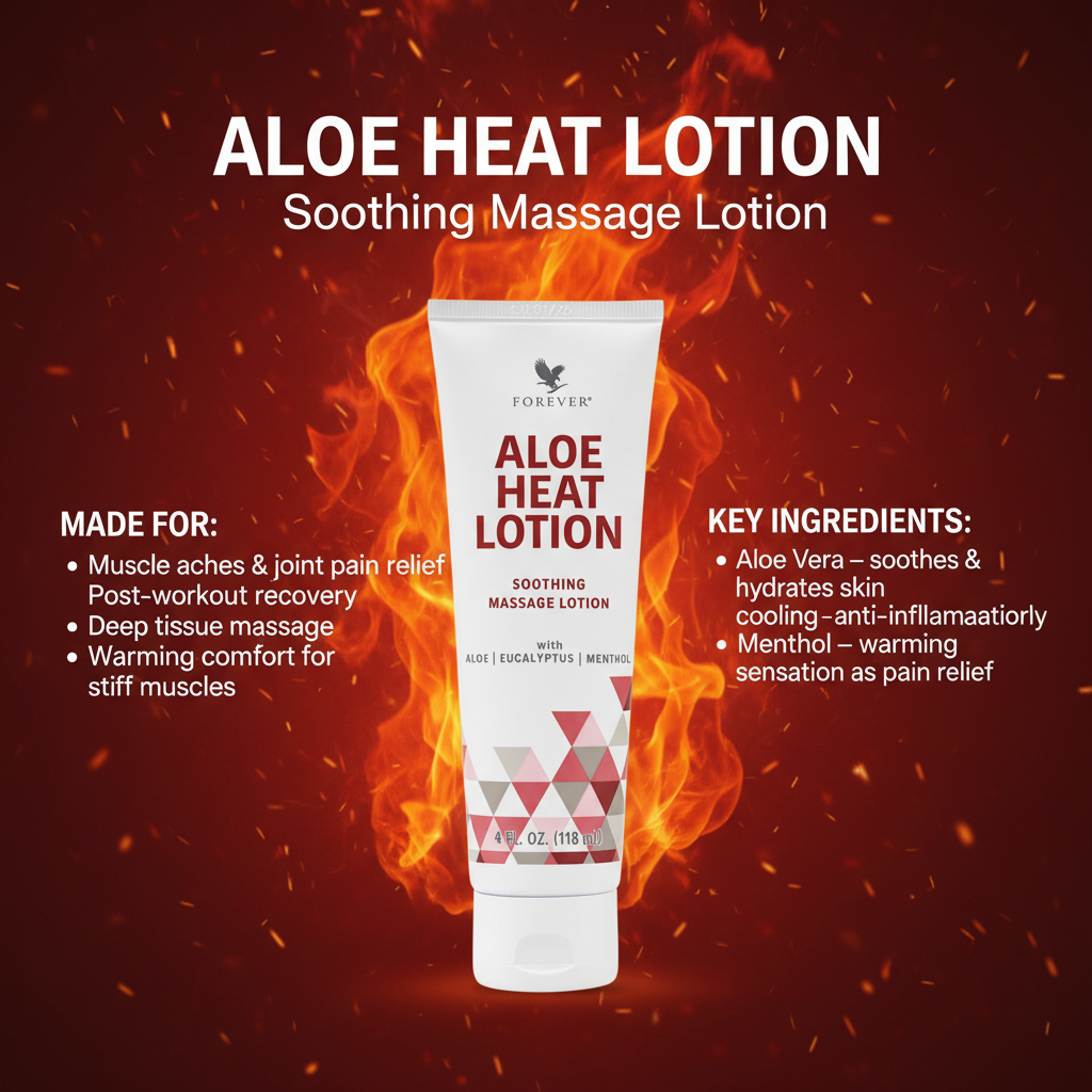 Let your muscles experience the relaxing sensation of Aloe Heat Lotion after a long, stressful day. Aloe-powered, ultra-rich and non-greasy this creamy lotion is perfect for massaging into the skin as needed