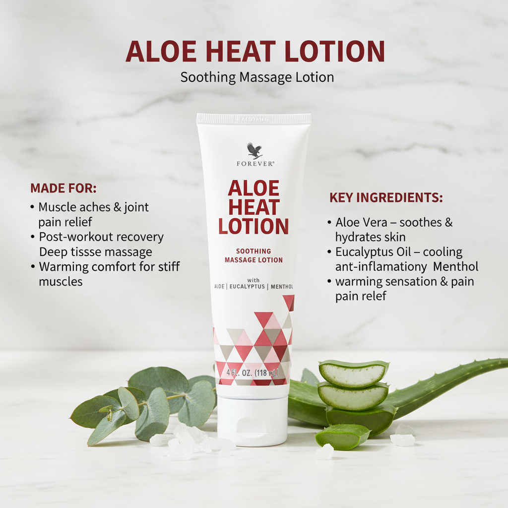 Let your muscles experience the relaxing sensation of Aloe Heat Lotion after a long, stressful day. Aloe-powered, ultra-rich and non-greasy this creamy lotion is perfect for massaging into the skin as needed
