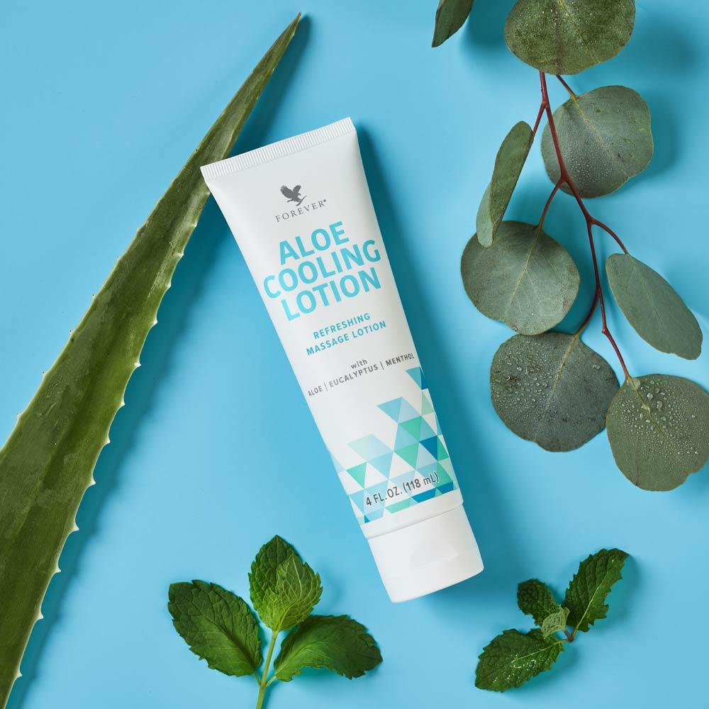 Forever™ Aloe Cooling Lotion | Refreshing Massage Lotion with Aloe, Eucalyptus & Menthol