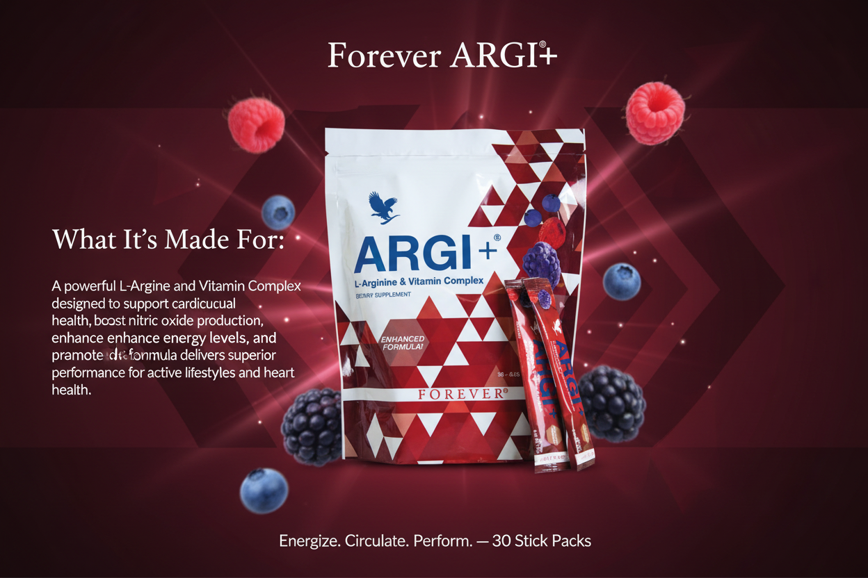 Forever ARGI+® | L-Arginine & Vitamin Complex — 30 Stick Packs