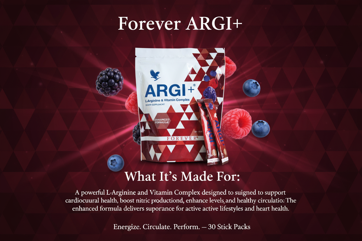 Forever ARGI+® | L-Arginine & Vitamin Complex — 30 Stick Packs