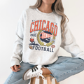 Chicago Football Vintage Inspired Graphic Sweatshirt – Bear Down Retro Crewneck