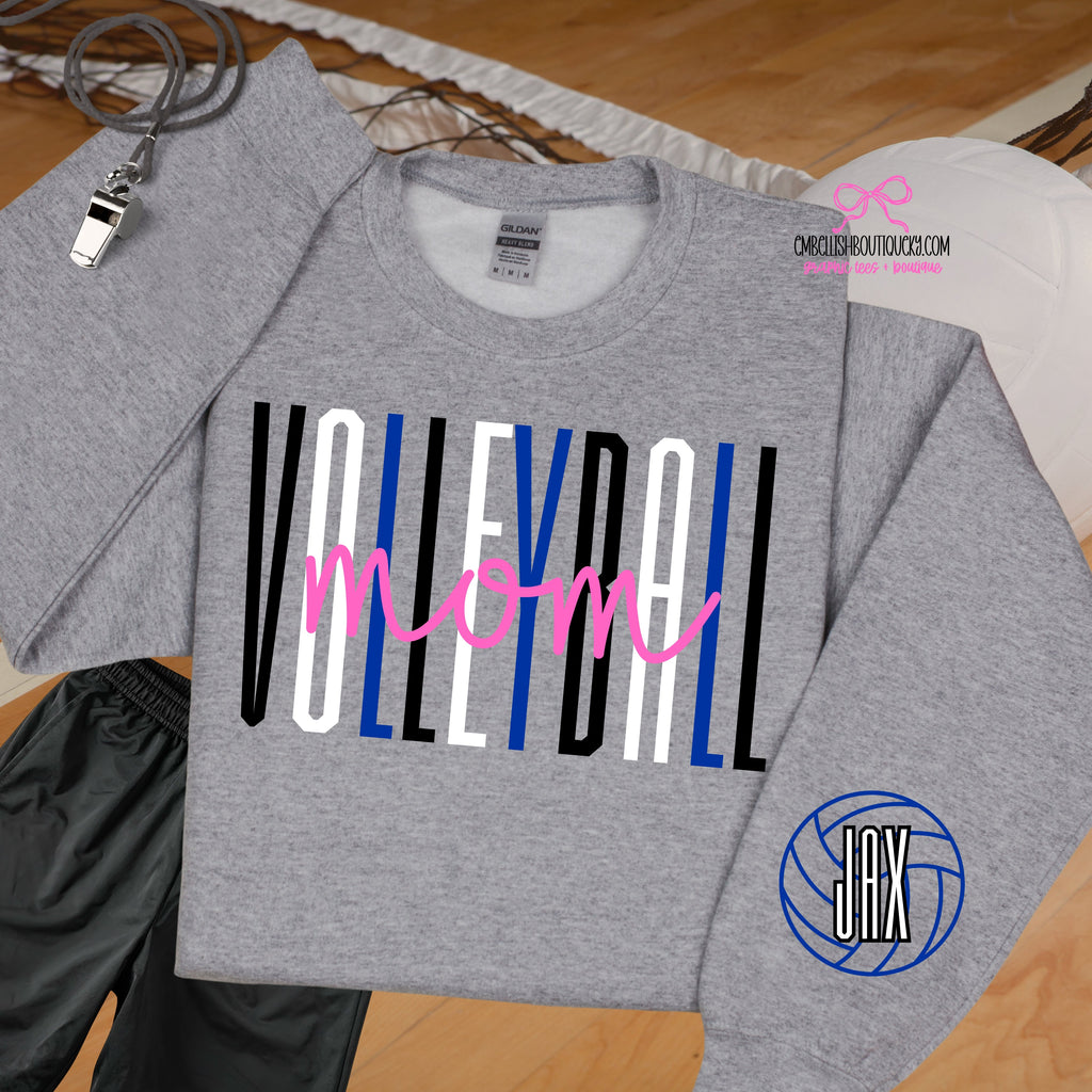 Volleyball - Custom Player & Name Tee or Sweatshirt