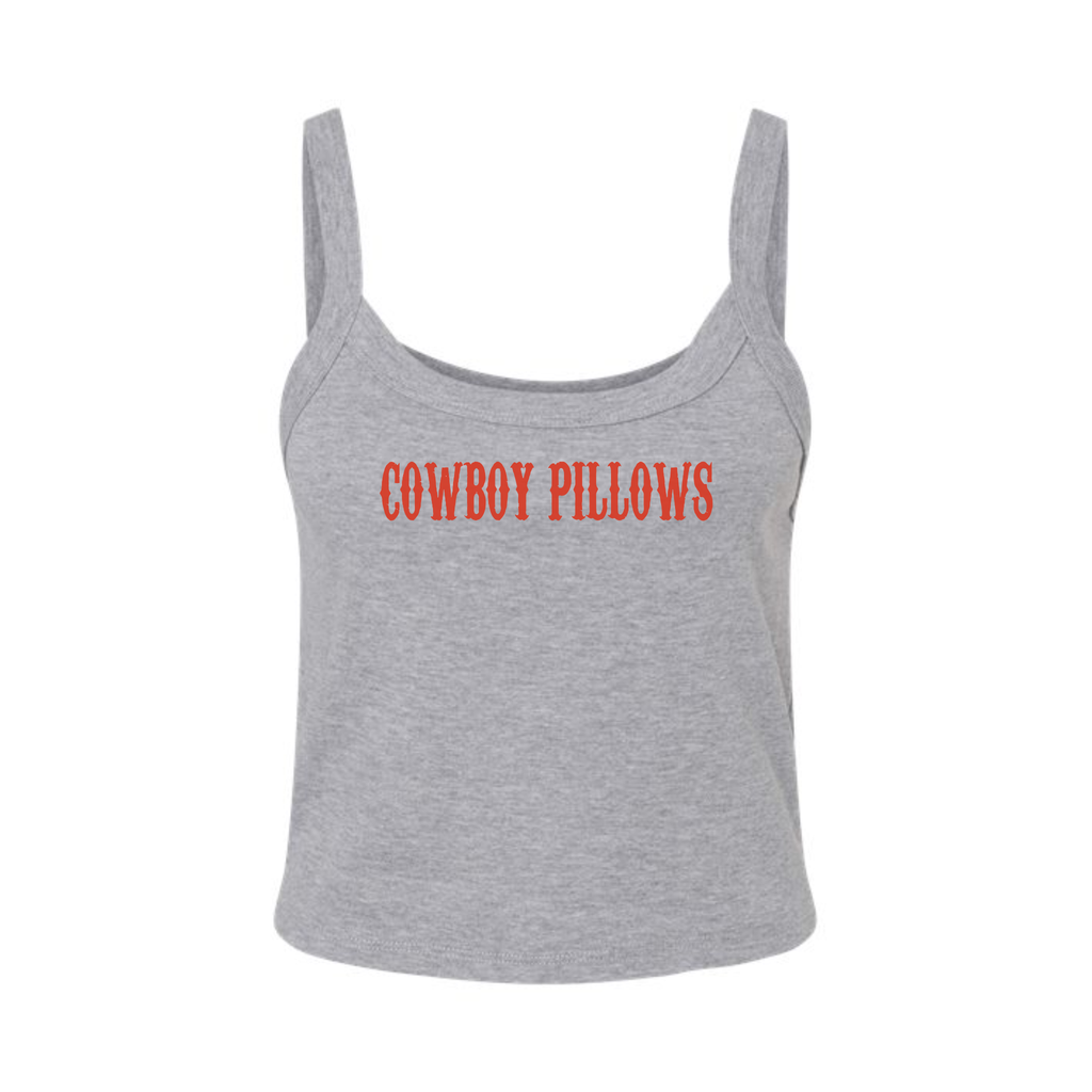 Cowboy Pillows Tank Top – Fitted Western Graphic Crop Tank