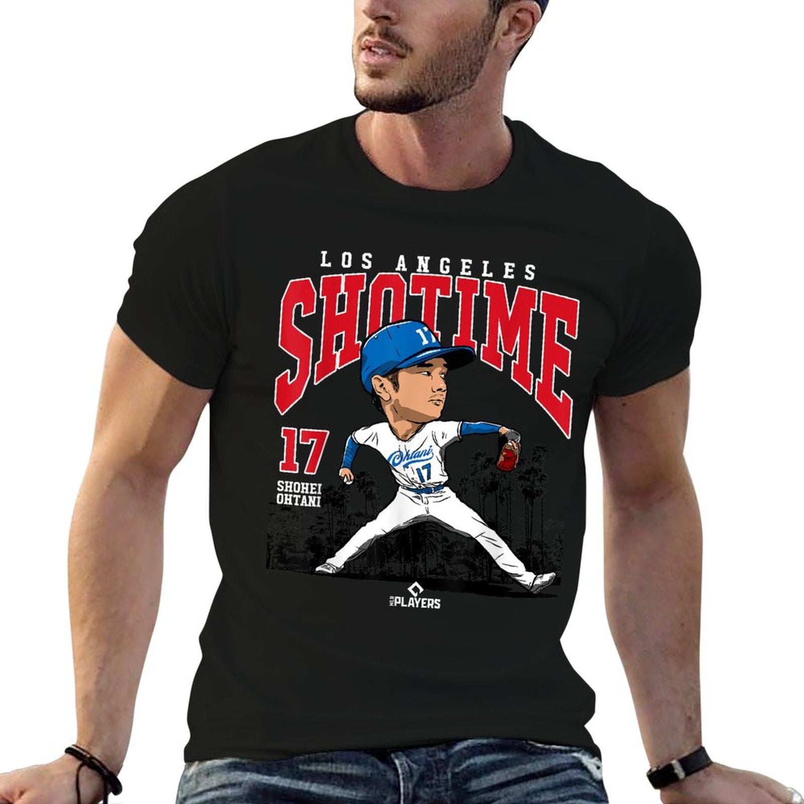 Shohei Ohtani  Los Angeles Baseball MLB Player  MLBOHT3005 Odor-resistant T-Shirt