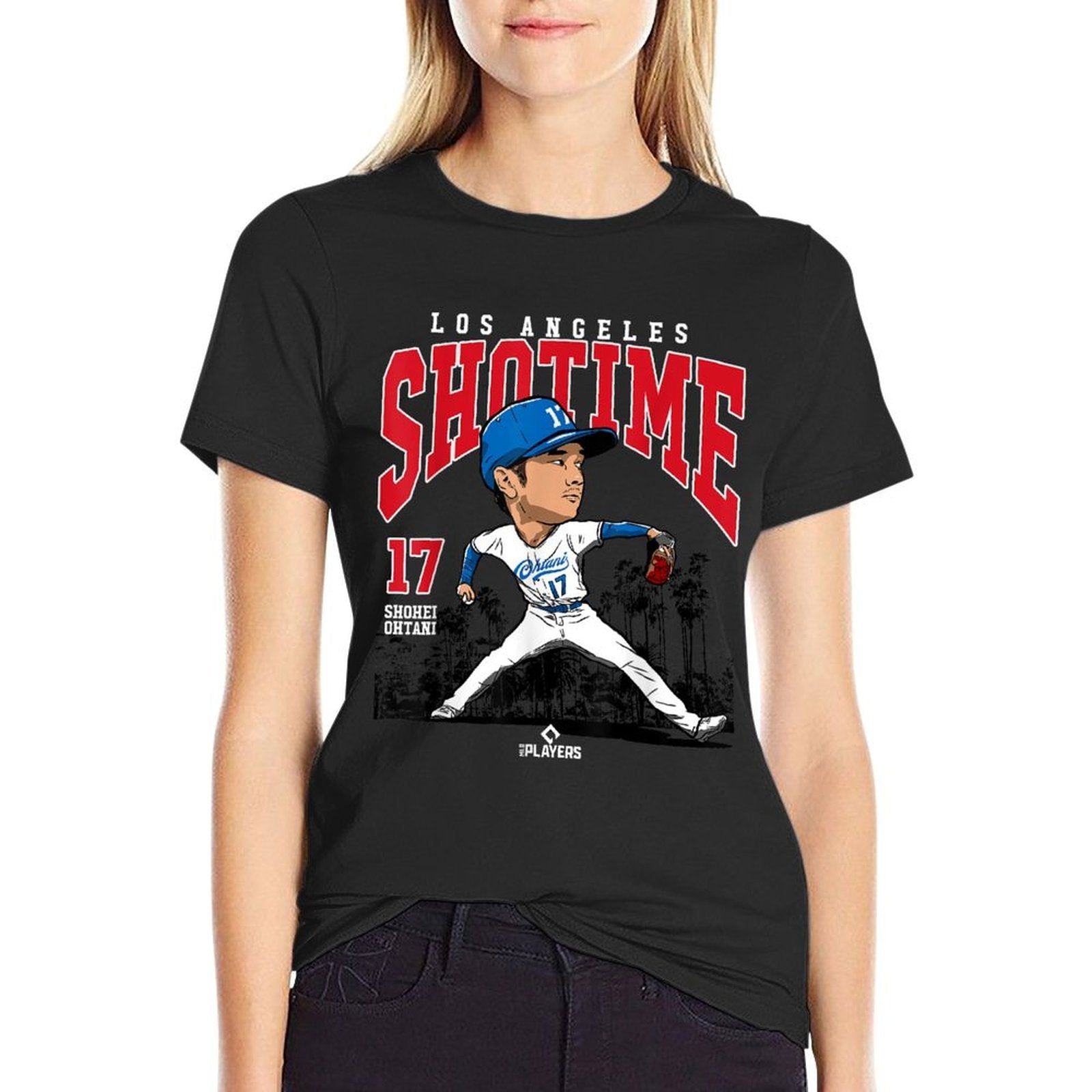 Shohei Ohtani  Los Angeles Baseball MLB Player  MLBOHT3005 Odor-resistant T-Shirt