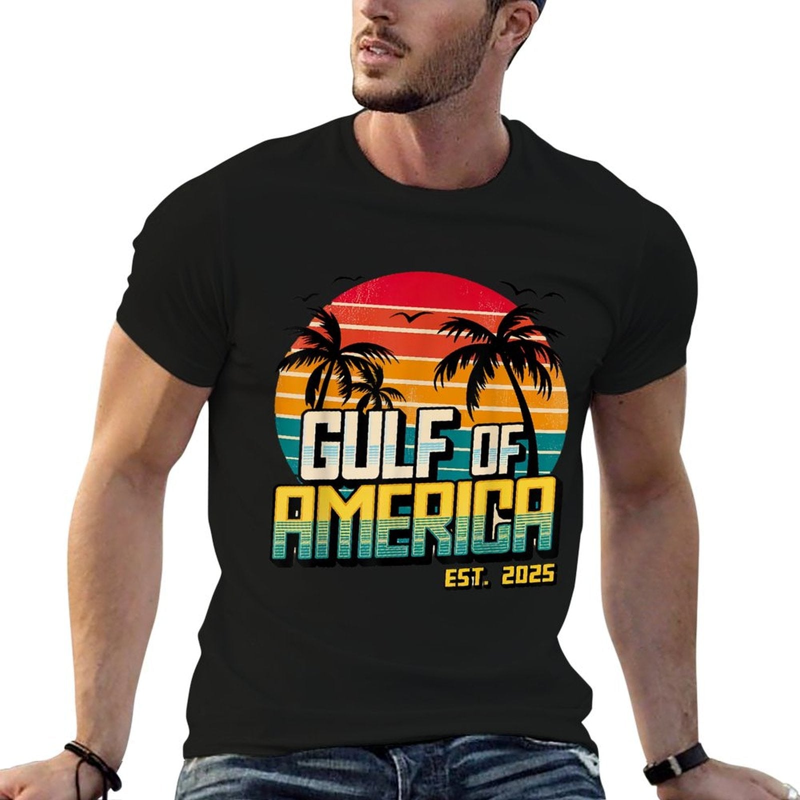 Funny Trump Gulf Of Us America Est 2025 Classic T-Shirt