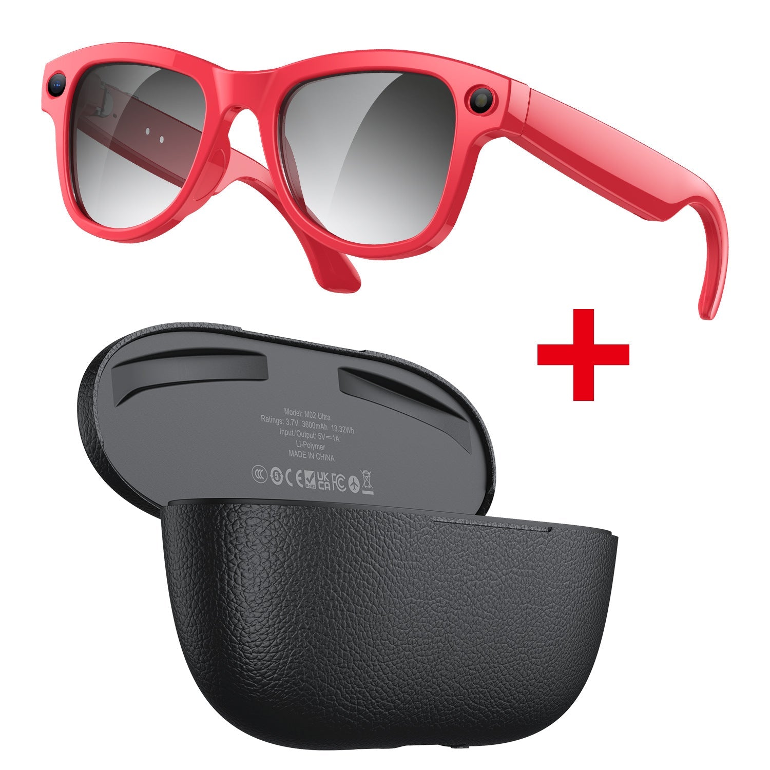 AI-powered Glasses With Image Recognition, 8-megapixel Resolution, And Wi-Fi Transmission