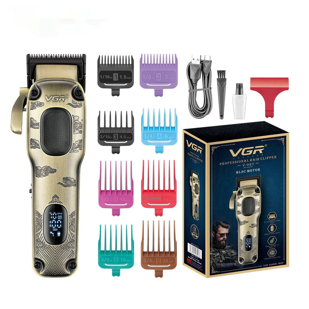 Metal-bodied Household Electric Hair Clipper For Hairdressing