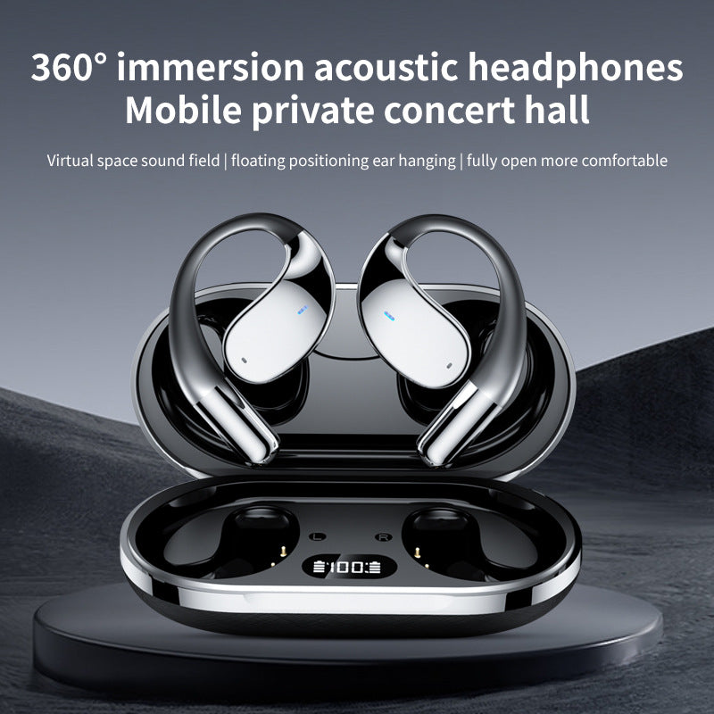 Hanging Ear AI Smart Translation Bluetooth Earphones New Model Q39 Open-ear Ultra-long Battery Life Suitable For Sports