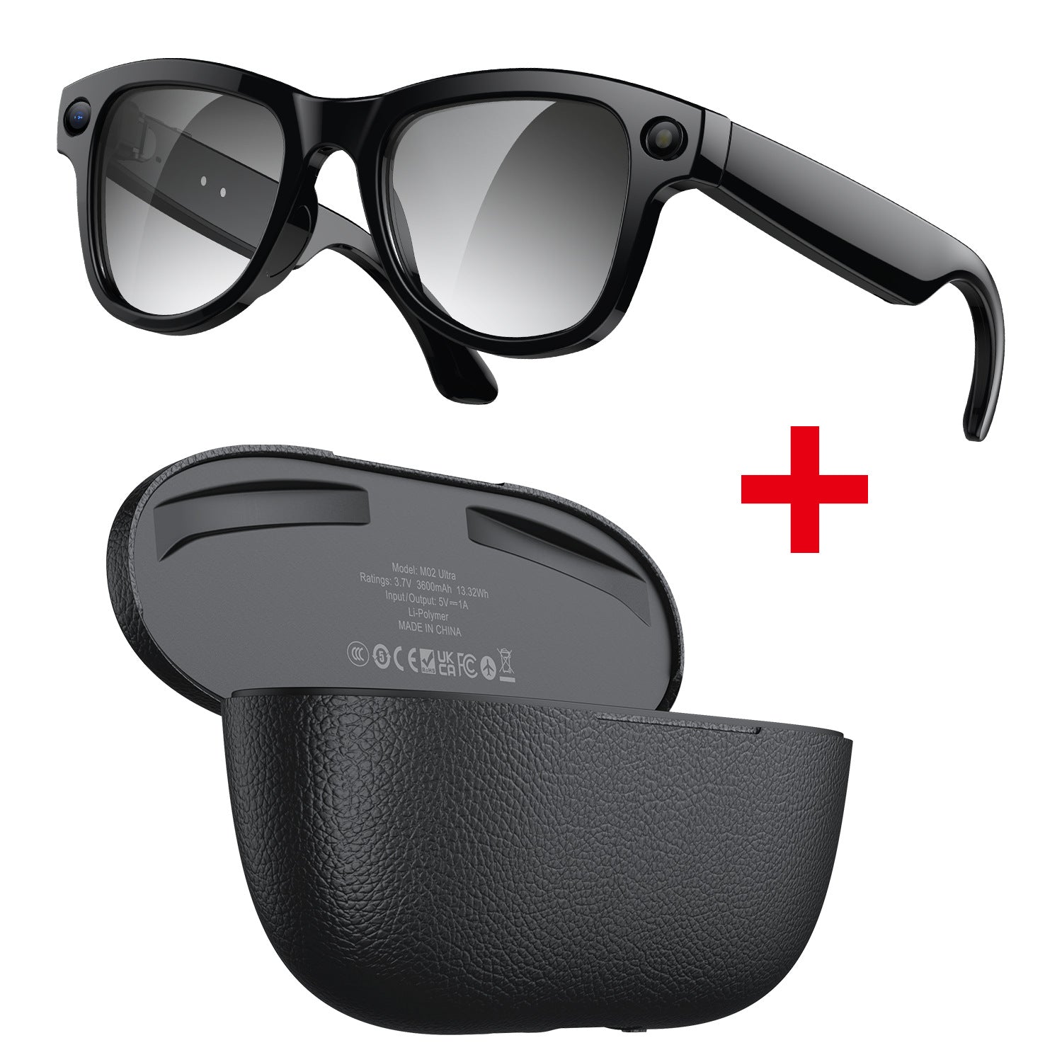 AI-powered Glasses With Image Recognition, 8-megapixel Resolution, And Wi-Fi Transmission