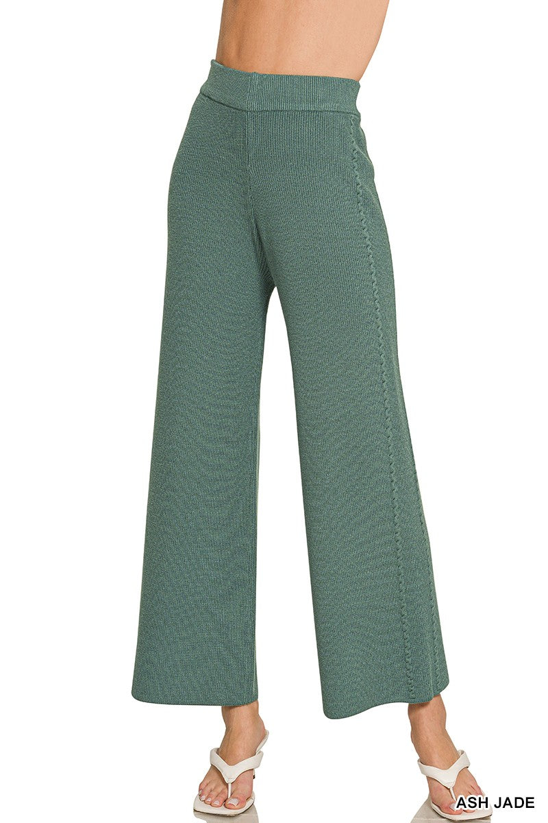 Zenana Viscose Sweater Pants