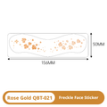 Beautiful girl tattoo sticker-flower style-gold-paper-1 sheet