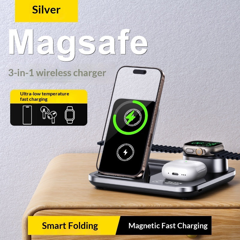 All-in-One Desktop Electric Lift Stand With Universal Wireless Charging