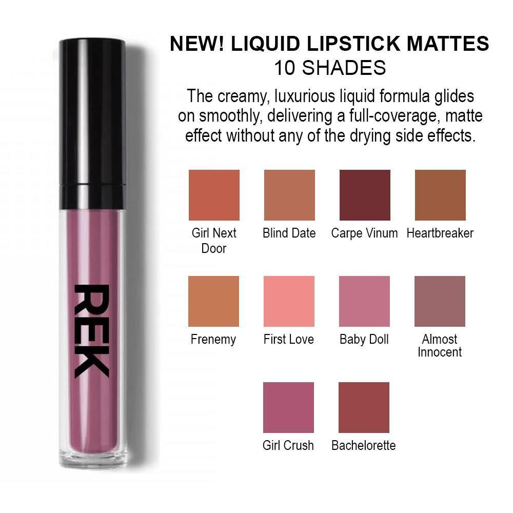 Liquid Matte Lipstick Collection – Longwear Matte Finish | REK Cosmetics