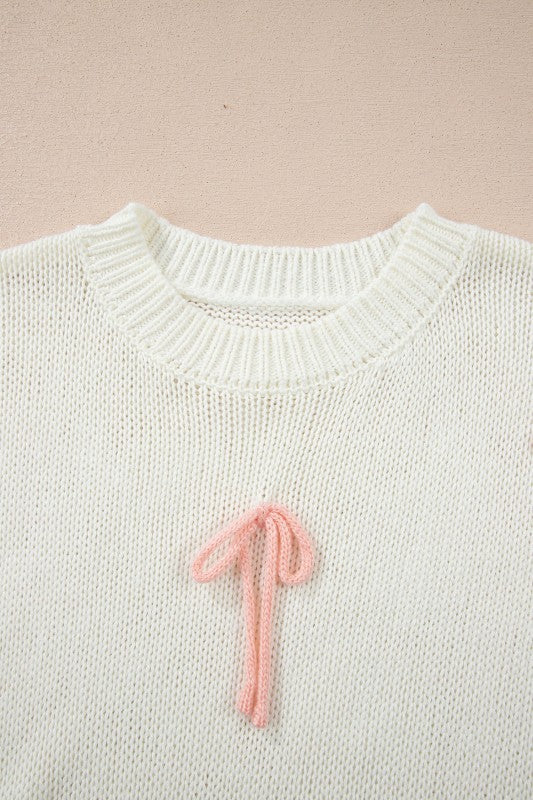 Malani Bow Knot Loose Sweater