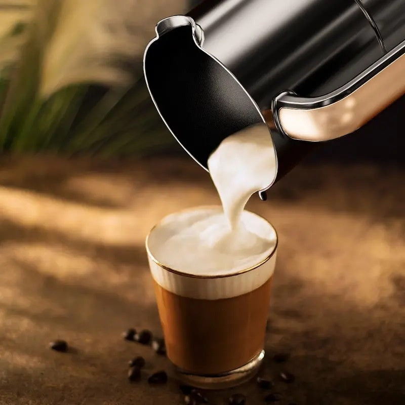 Stirring Milk Tea Pot With Digital Display Heating Coffee Maker