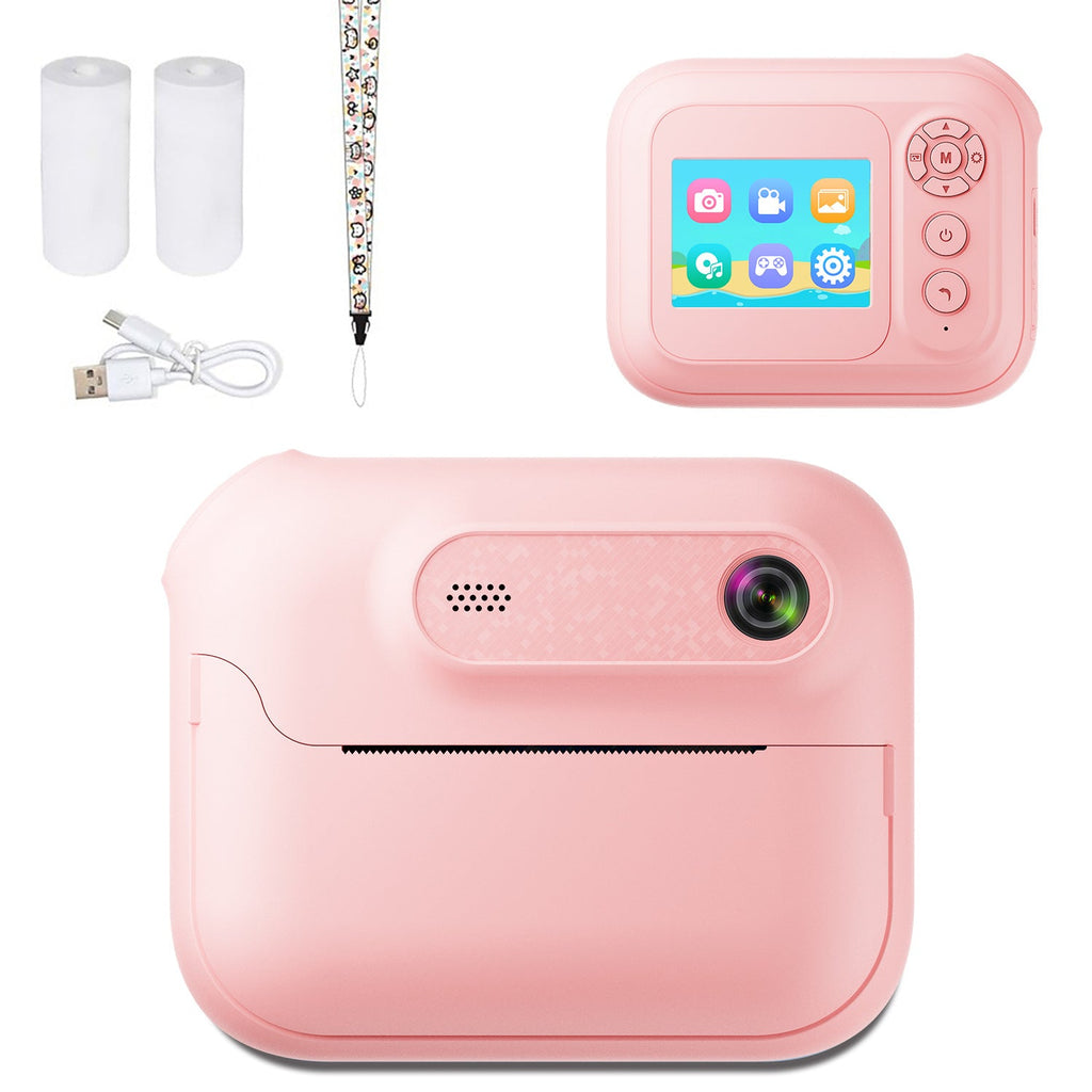 Creative, Portable Instant-printing Polaroid-style Toy Camera For Kids
