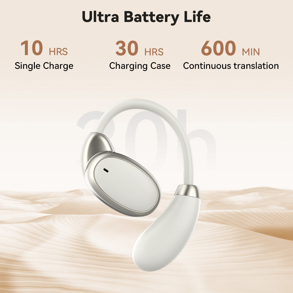 V18 Translation Real-Time Multilingual Wireless Noise-Canceling Headphones