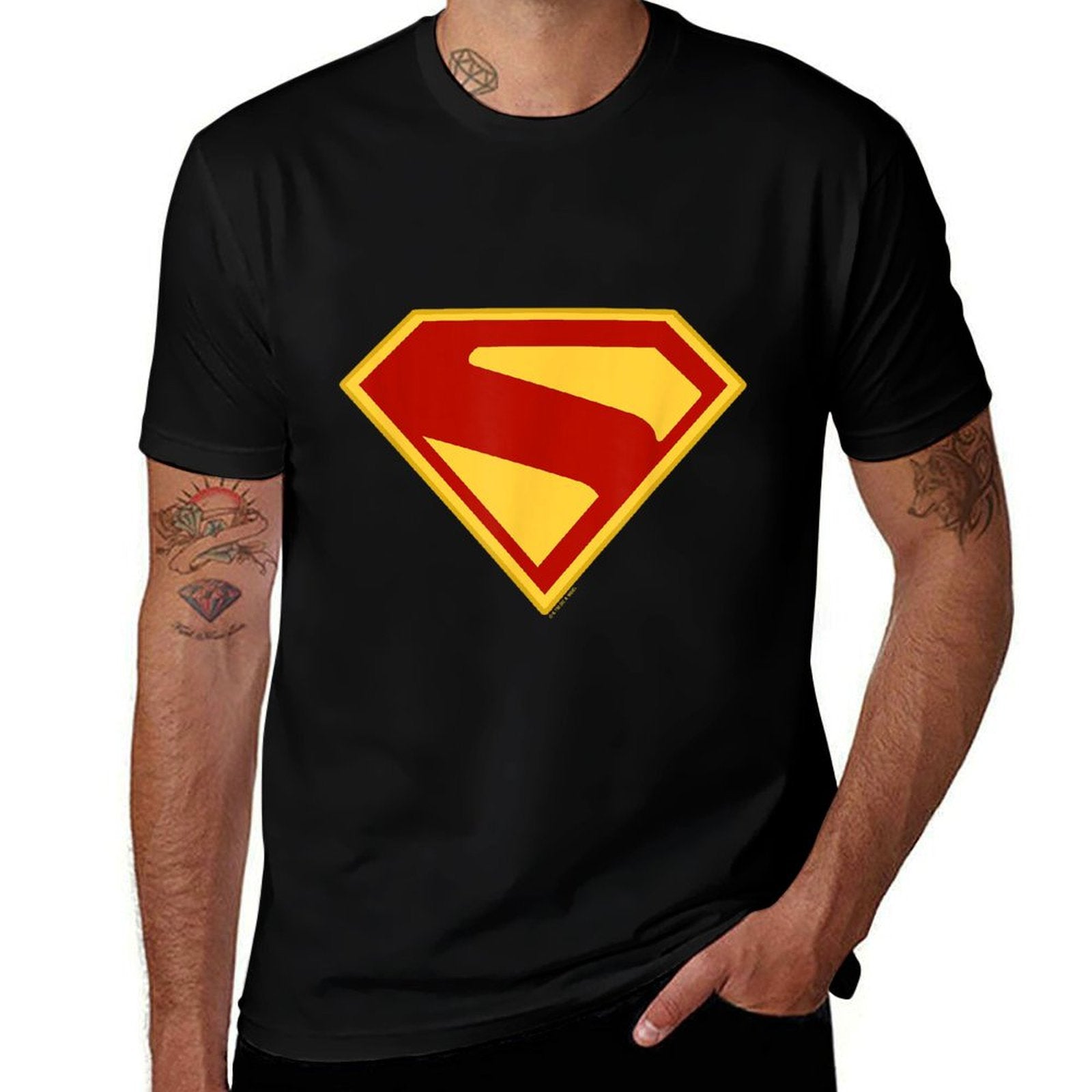 SUPERMAN (2025 Movie) S-Shield Slim-fit Cut T-Shirt