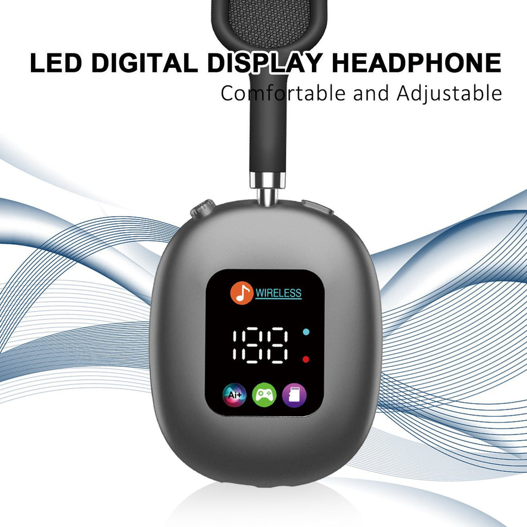 MAX600 Private-Model New Wireless Bluetooth Headset With Digital Display Screen