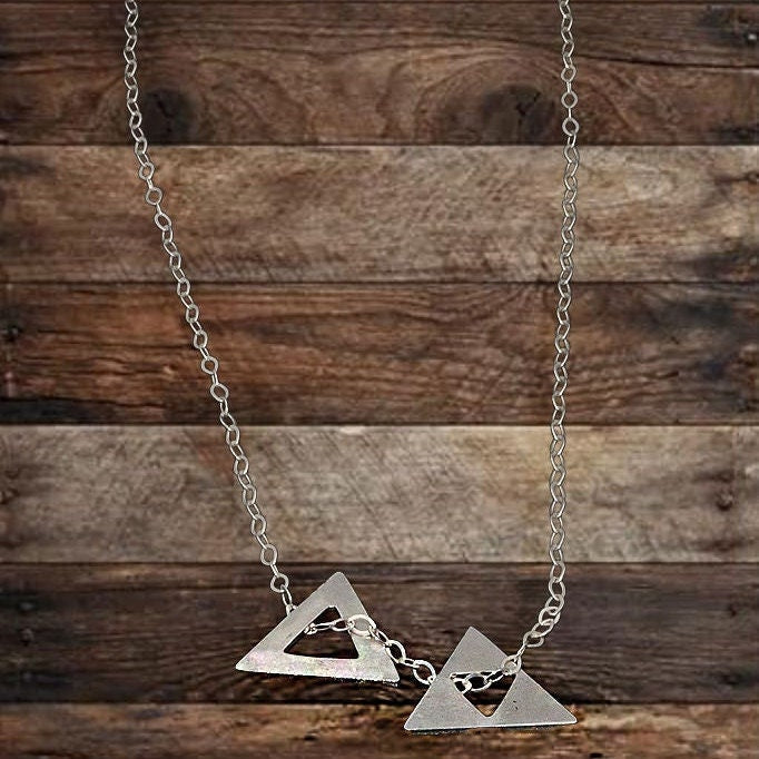 Big Star of David Sterling Silver Necklace