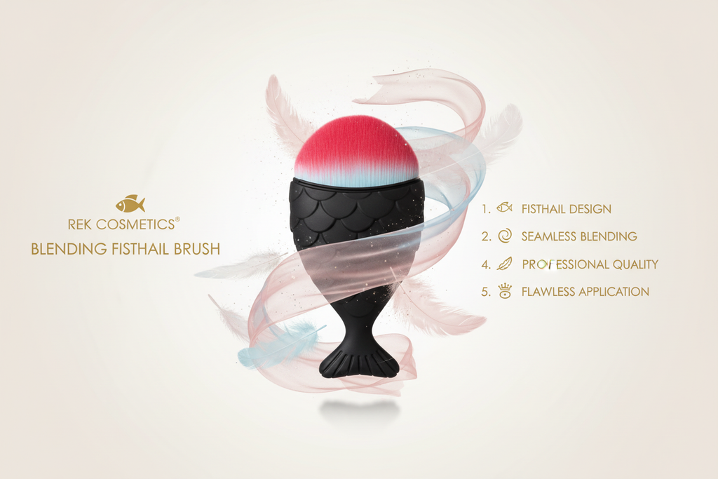 REK Cosmetics Blending Fishtail brush | REK Cosmetics