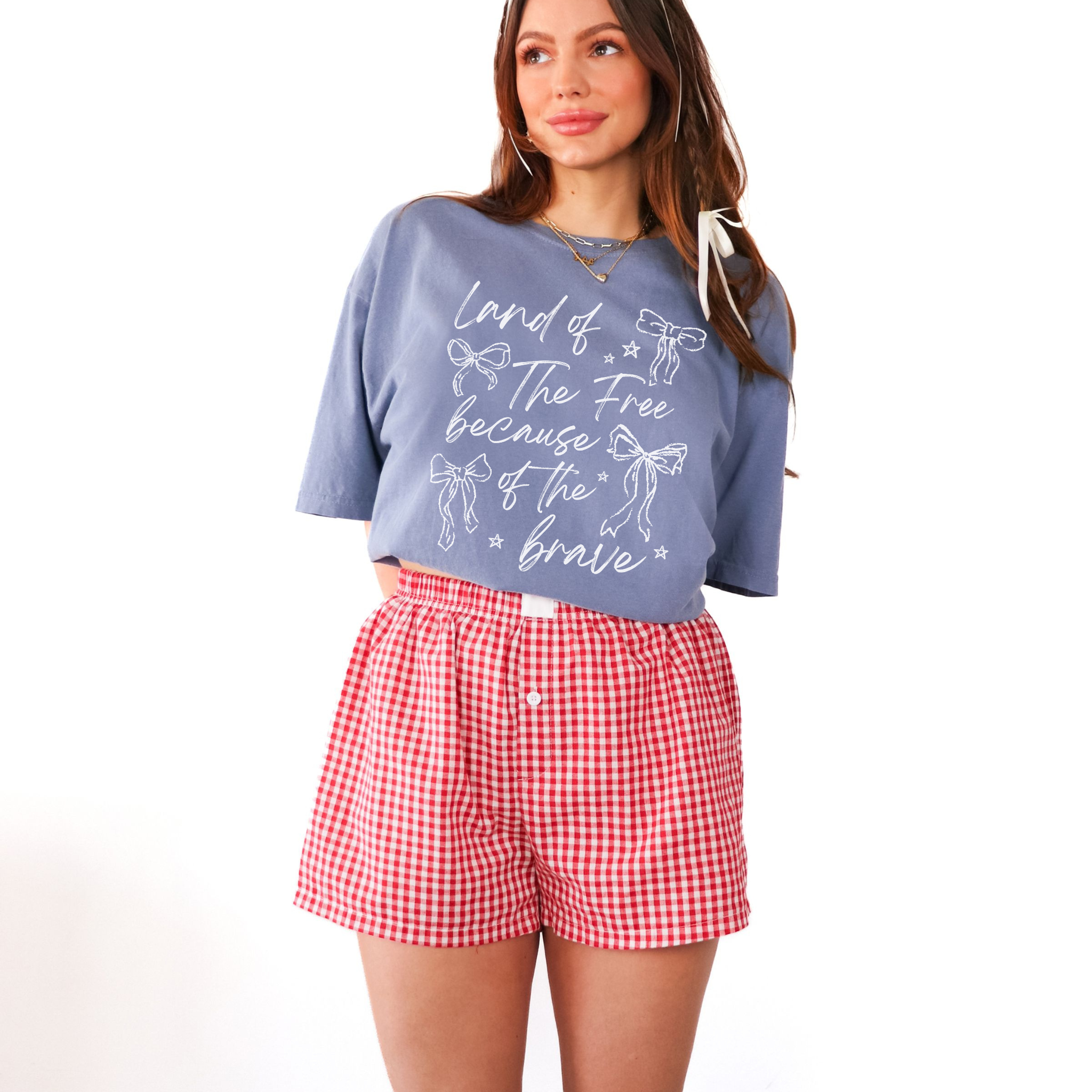Land Of The Free Tee Shirt