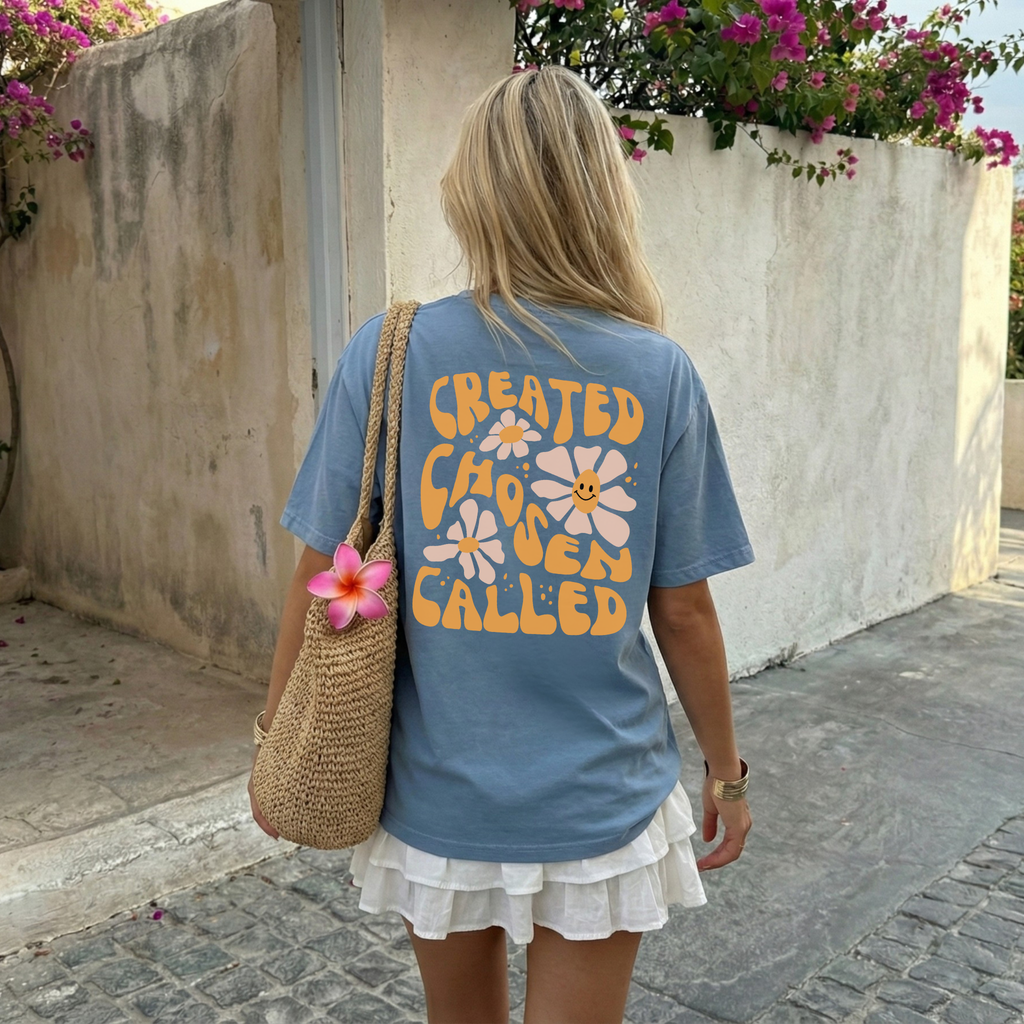 Created Chosen Called Graphic T-Shirt | Faith-Based Christian Tee