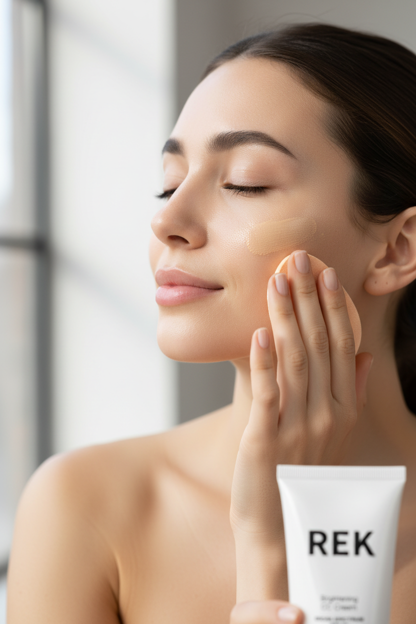 Brightening CC Cream | REK Cosmetics | Color-Correcting Brightening CC Cream