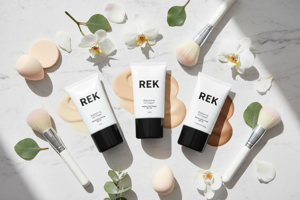 Brightening CC Cream | REK Cosmetics | Color-Correcting Brightening CC Cream