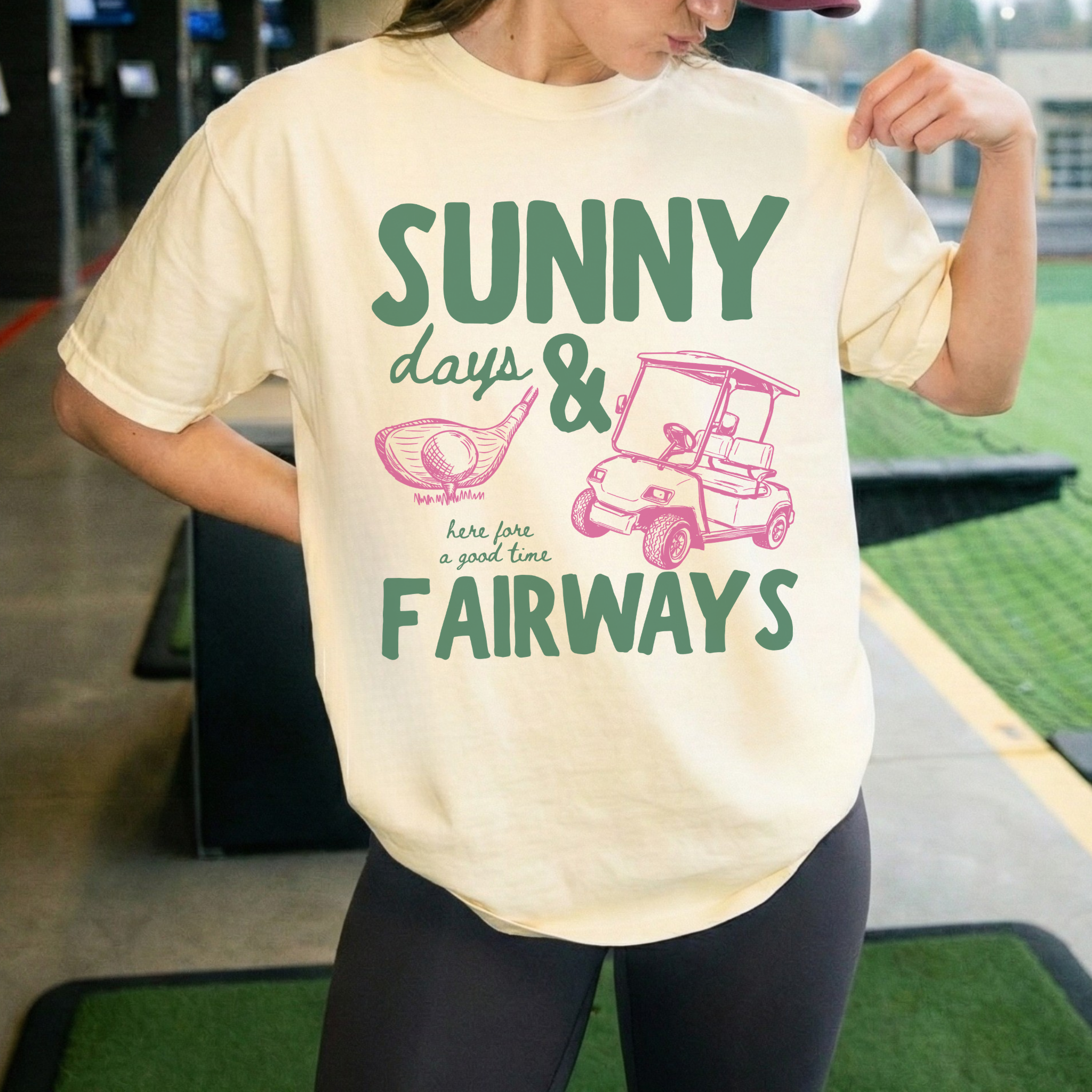 Sunny Fairways Graphic Tee