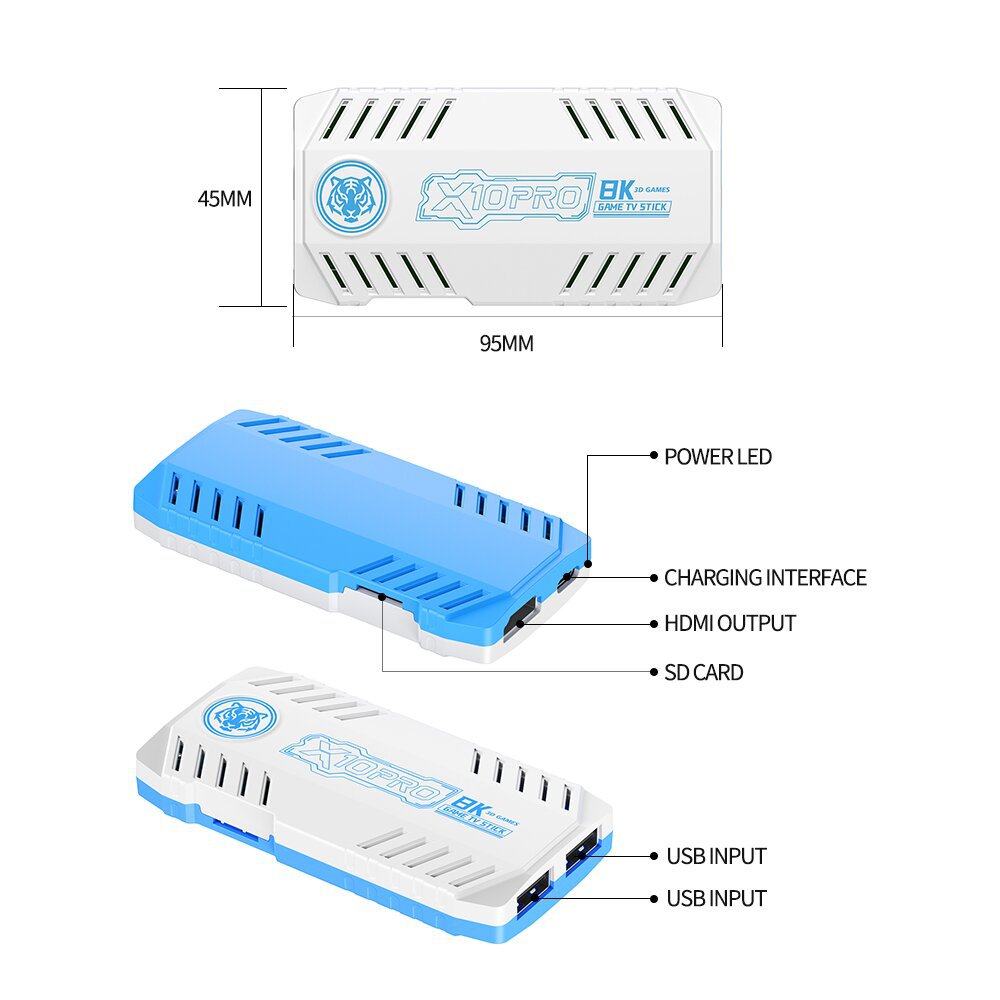 X10 PRO TV Retro Arcade Home Game Console