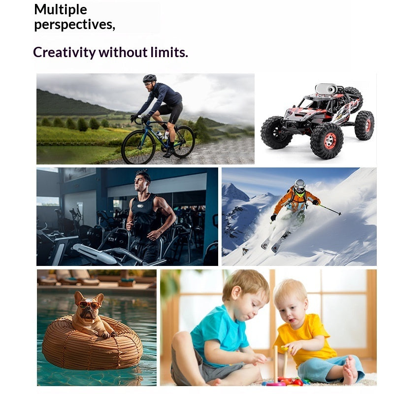 Panoramic Thumb Camera For Motorcycles A High-definition Dash Cam Ideal For Outdoor Use And Pet Photography