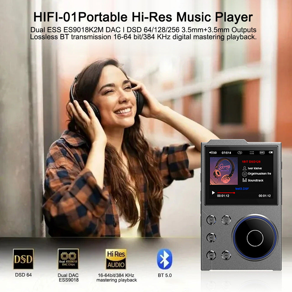 Cross-border Edition Factory Wholesale High-Quality HiFi Music Player Audiophile-Grade