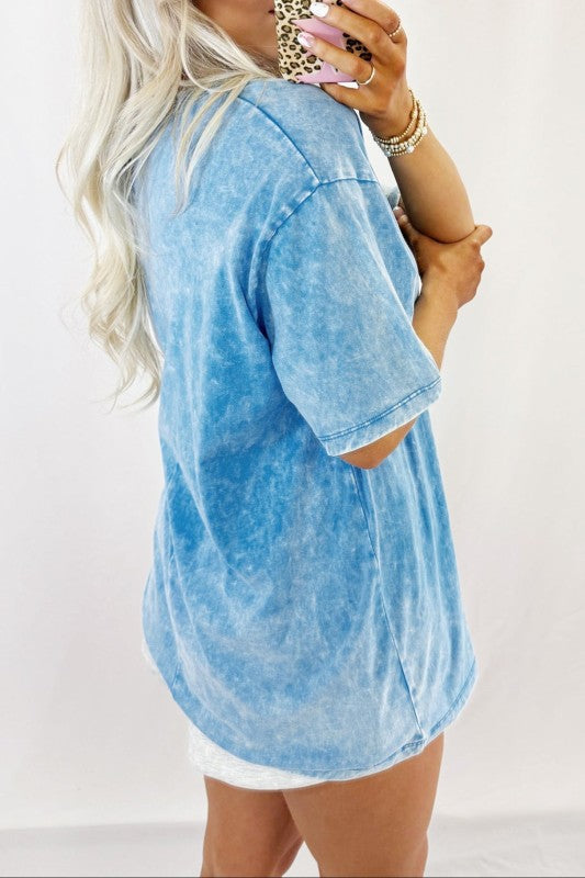 Mineral Wash Oversize T-Shirt