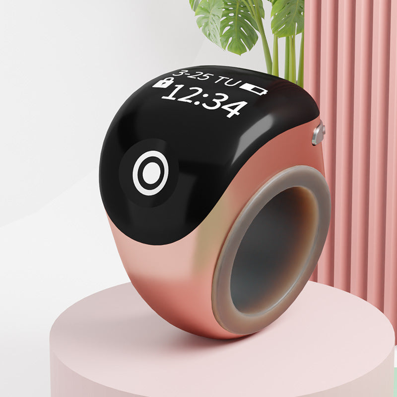 Smart Ring Touch Time Counter
