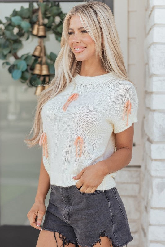 Malani Bow Knot Loose Sweater