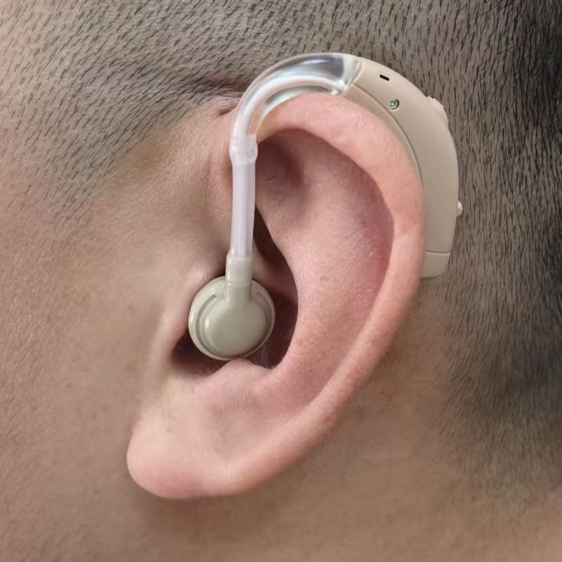 Rechargeable BTE Hearing Aids With Noise Reduction Function Sound Amplifier For Severe Hearing Loss