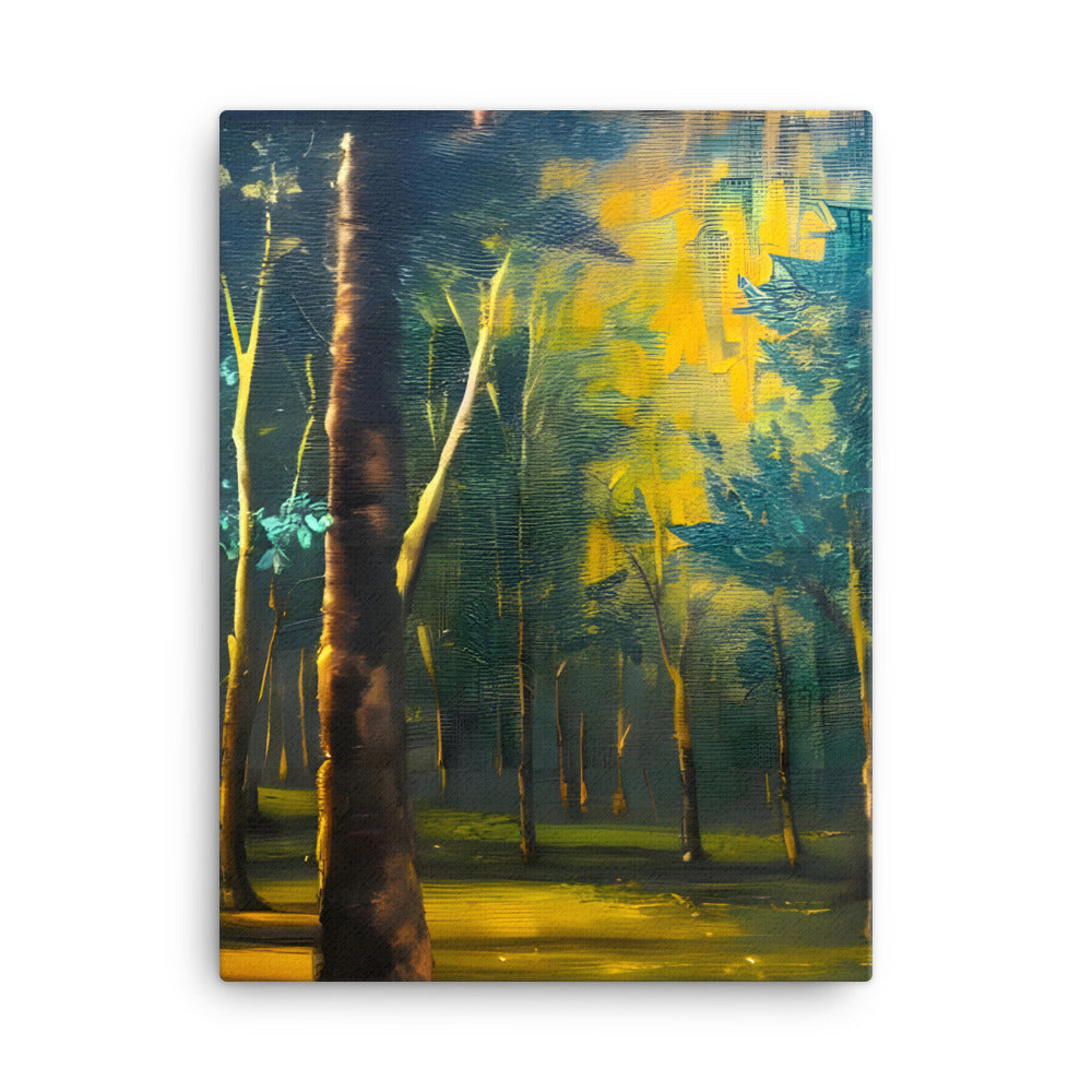 Serene Green Forest