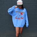 Cowgirl Country Club Sweatshirt – Western Graphic Crewneck