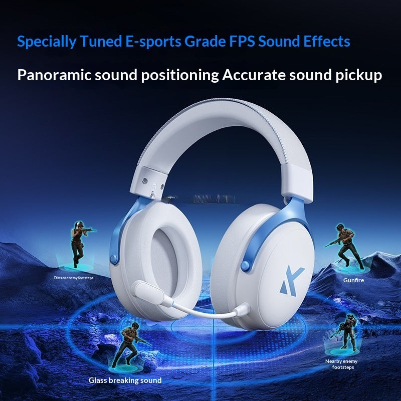 Gaming Headset Over-ear Four-mode For Gaming On PC Via Bluetooth
