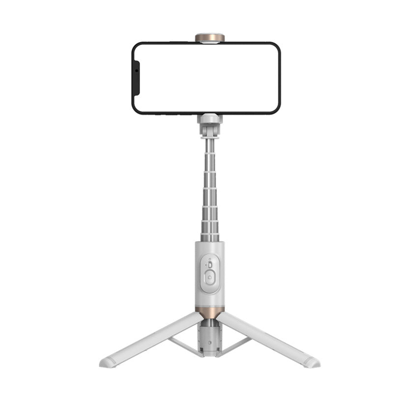 Mobile Phone Live Streaming Extension Pole Bluetooth Aluminum Alloy Desktop LED Fill Light Tripod Selfie Stick
