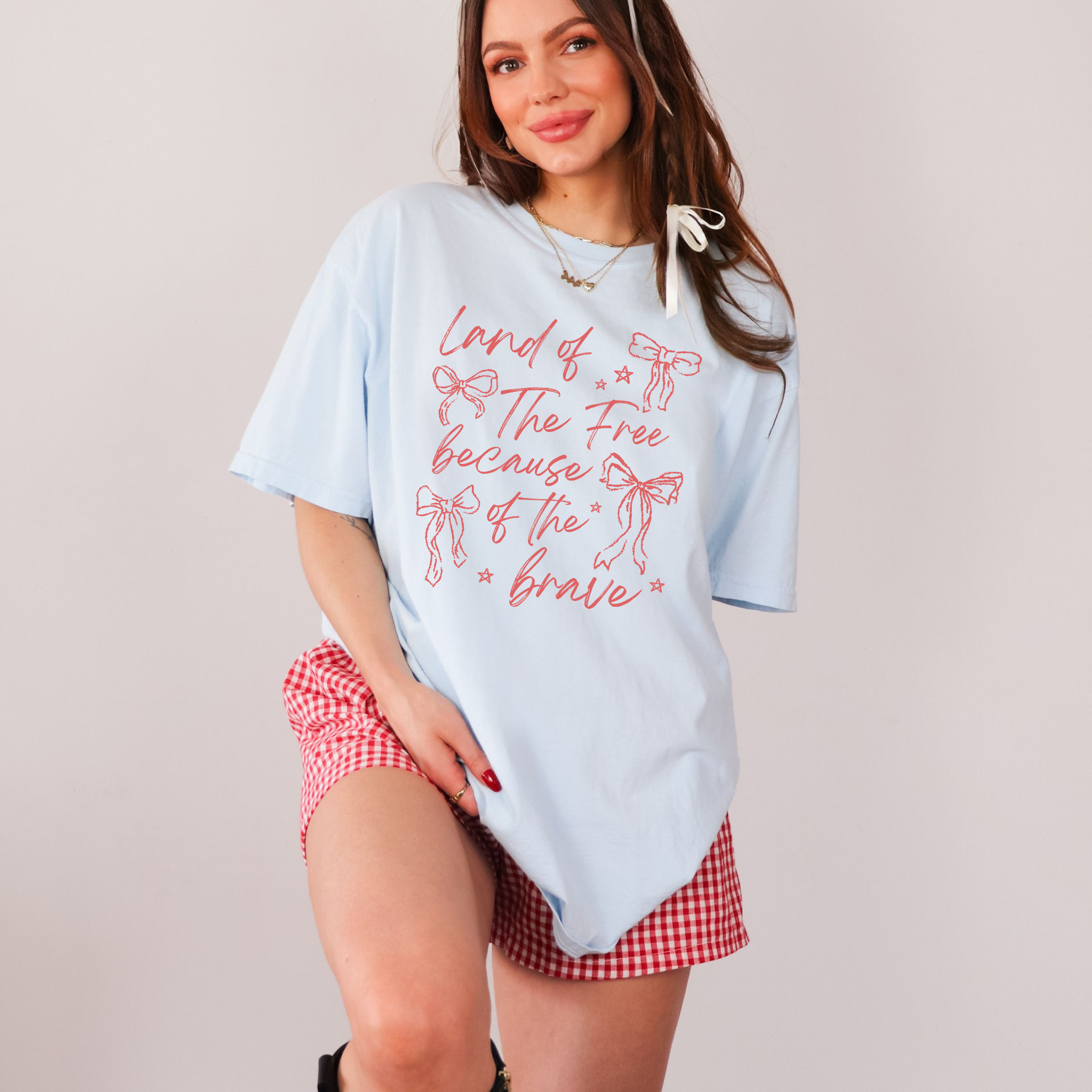 Land Of The Free Tee Shirt